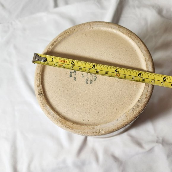 Robinson Ransbottom 2 Quart High Jar Crock Roseville, Ohio - Picture 5 of 10